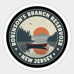 Robinson's Branch Reservoir New Jersey Sticker